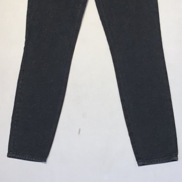 J Brand Alana black High-Rise Glittery Skinny Jeans size 26 - Picture 5 of 16